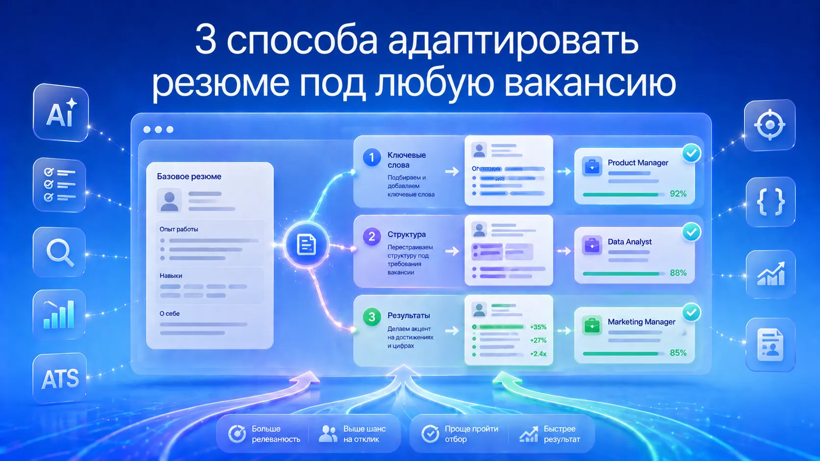 Как адаптировать резюме под разные вакансии: 3 эффективных способа