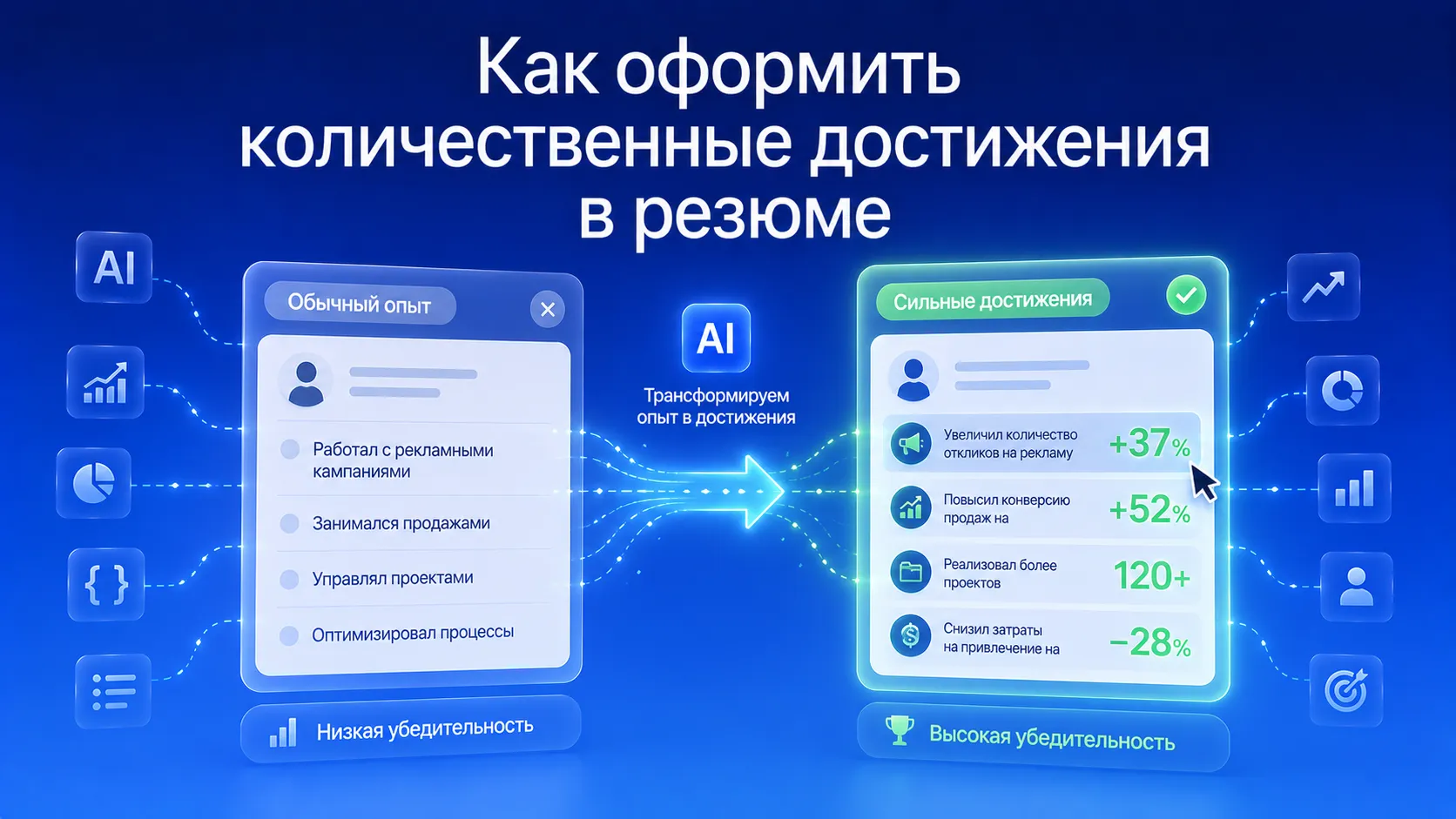 Как описать достижения в резюме