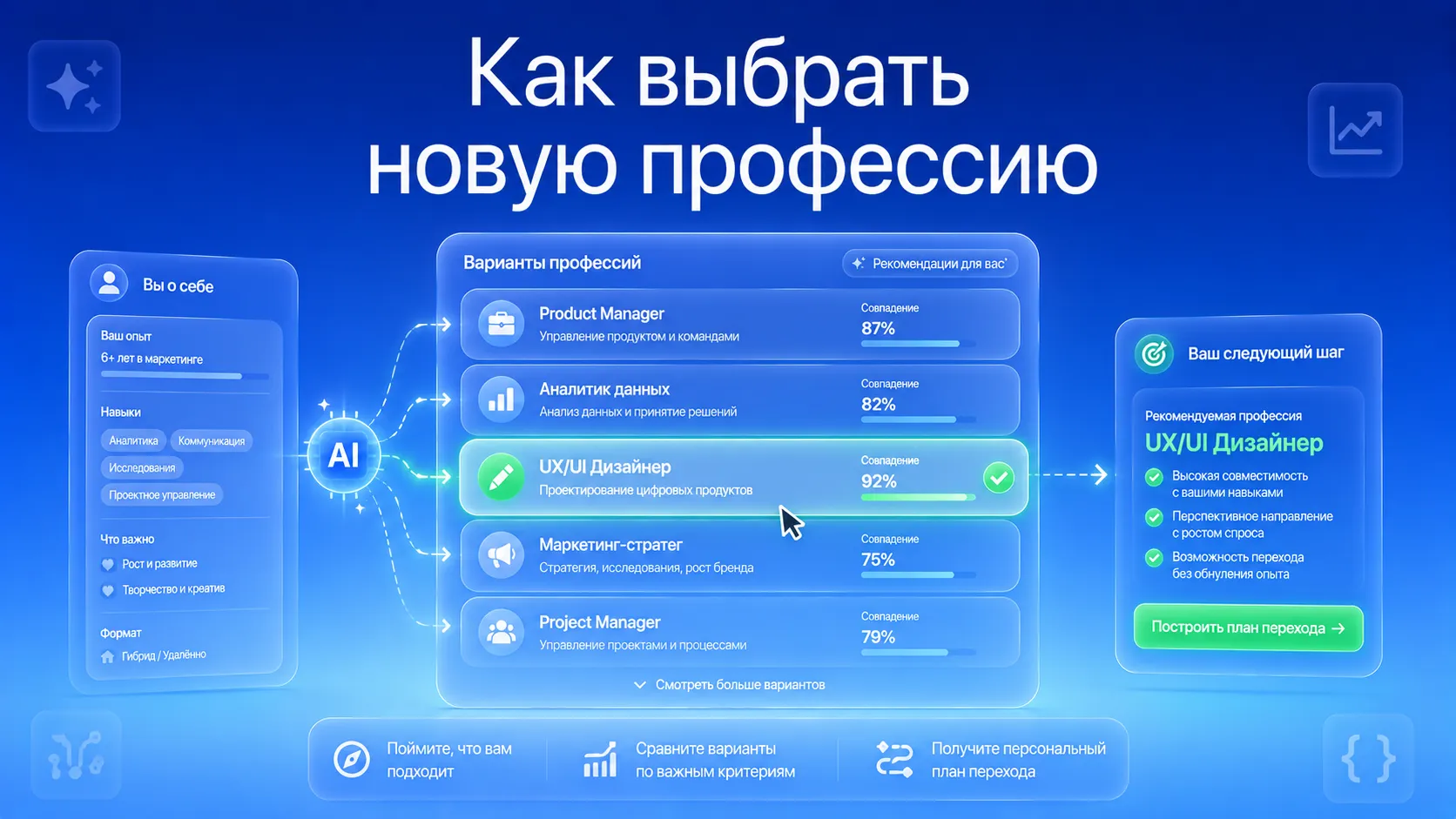 Руководство о том, как выбрать новую профессию и сменить работу