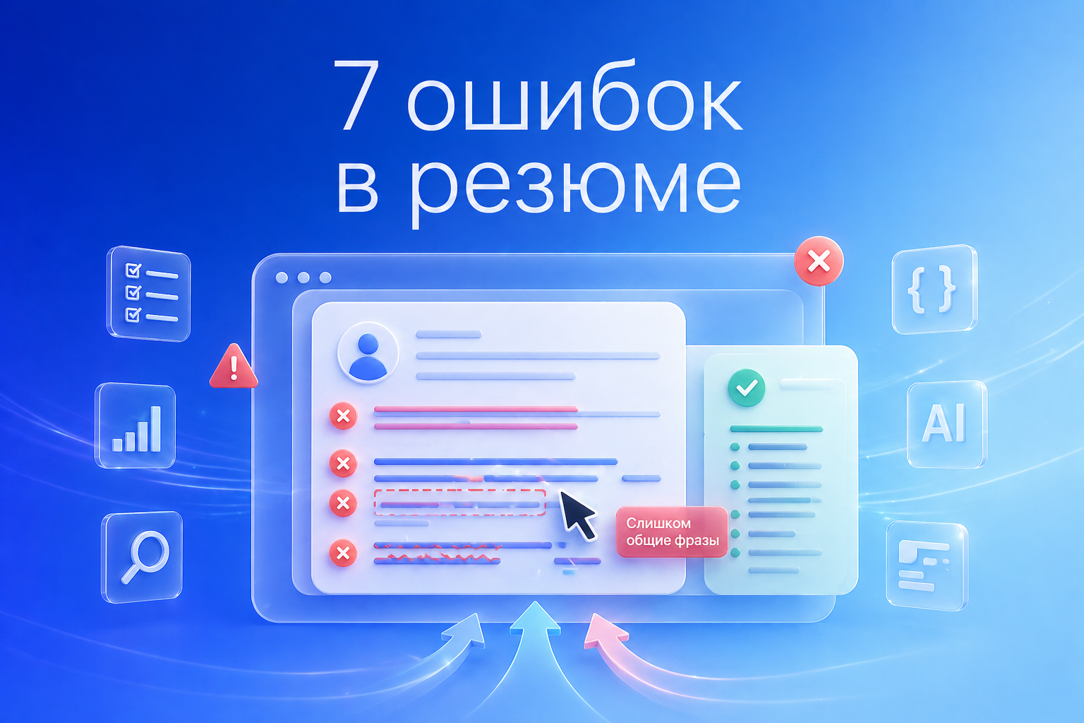 7 типичных ошибок в резюме, из-за которых вы теряете офферы