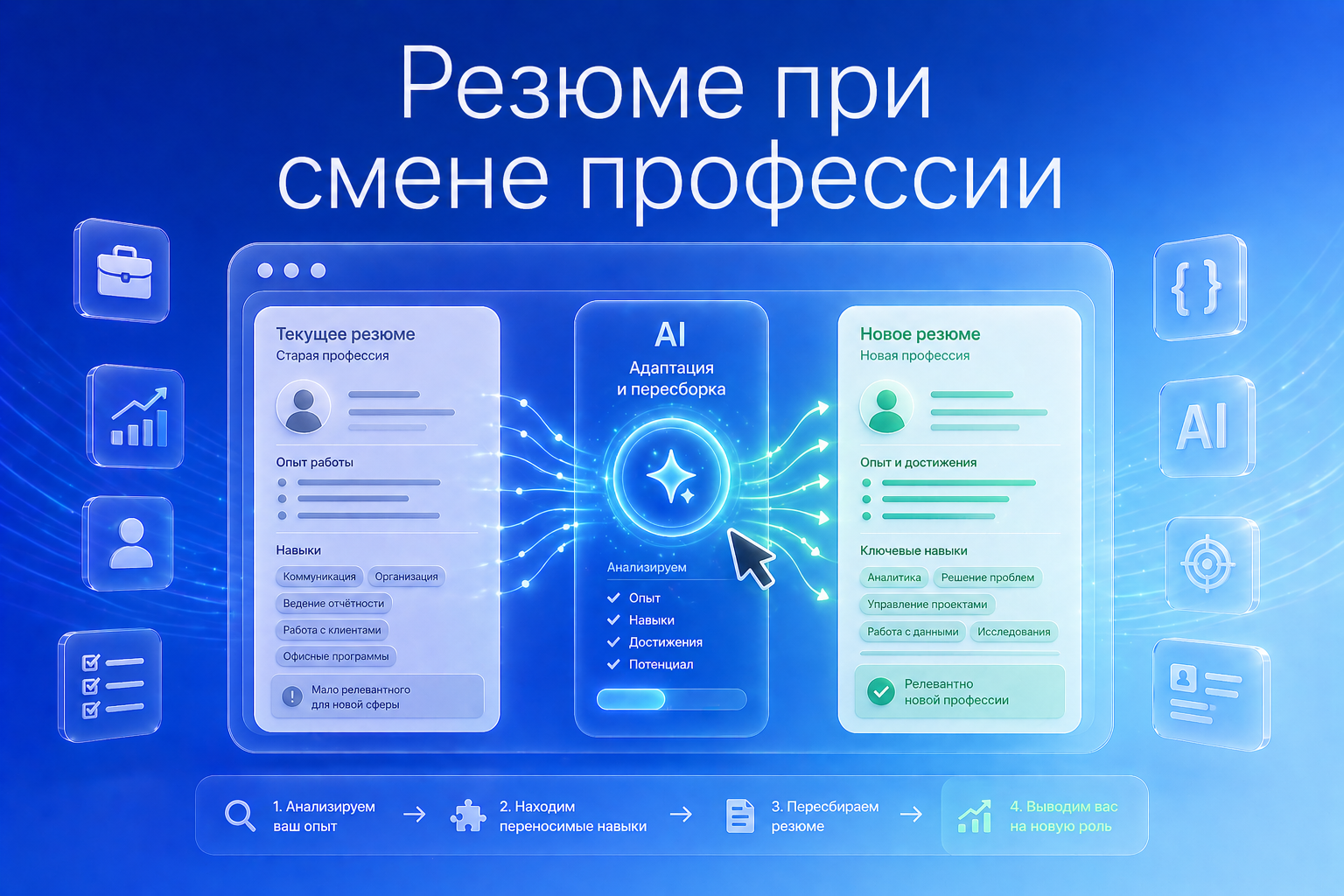 Как составить резюме при смене профессии